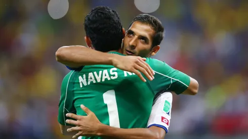 during the 2014 FIFA World Cup Brazil Round of 16 match between Costa Rica and Greece at Arena Pernambuco on June 29, 2014 in Recife, Brazil.