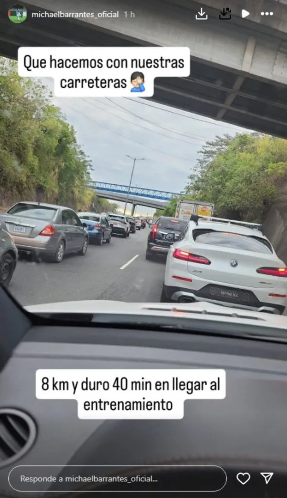 La historia que publicó Michael Barrantes