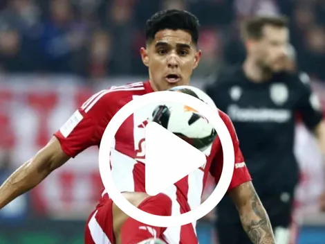 El primer gran destello de Luis Palma en Olympiacos: así se quitó a un subcampeón del mundo