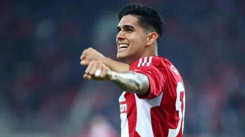 Luis Enrique Palma anotó su primer gol con el Olympiacos de Grecia.