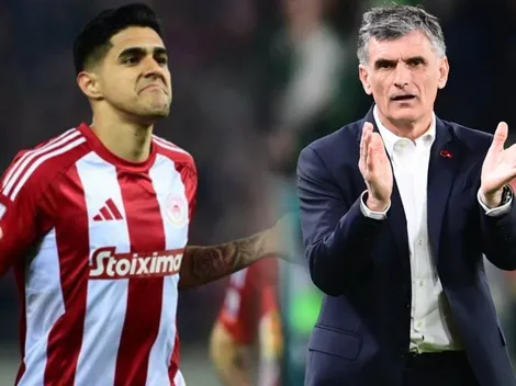 Mendilibar recula: el elogio a Luis Palma tras su primer gol con Olympiacos