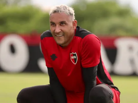 Keylor Navas encuentra un motivo para celebrar en medio del infierno que vive en Newell's