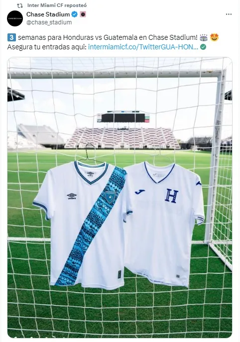 Todo está listo para el amistoso entre Honduras y Guatemala del 16 de marzo.