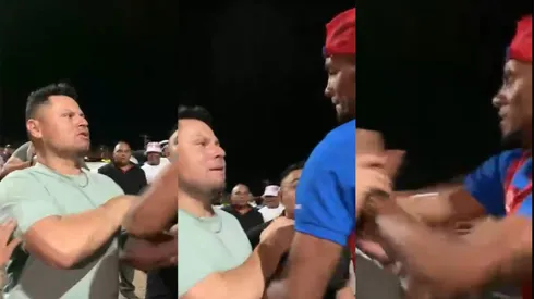 El capitán de Olimpia perdió los papeles y se fue a los golpes con un aficionado,