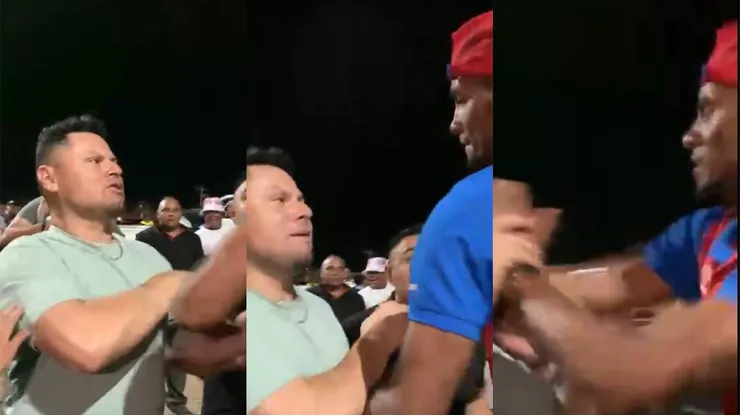 El capitán de Olimpia perdió los papeles y se fue a los golpes con un aficionado,