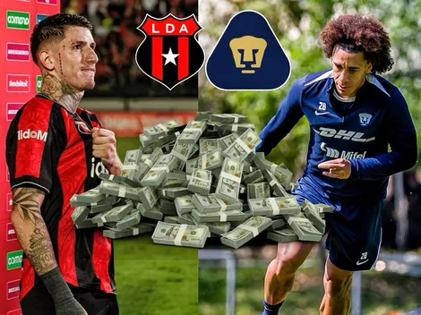 Valor de mercado: Alajuelense por debajo de 8 millones frente a la exorbitante cifra de Pumas