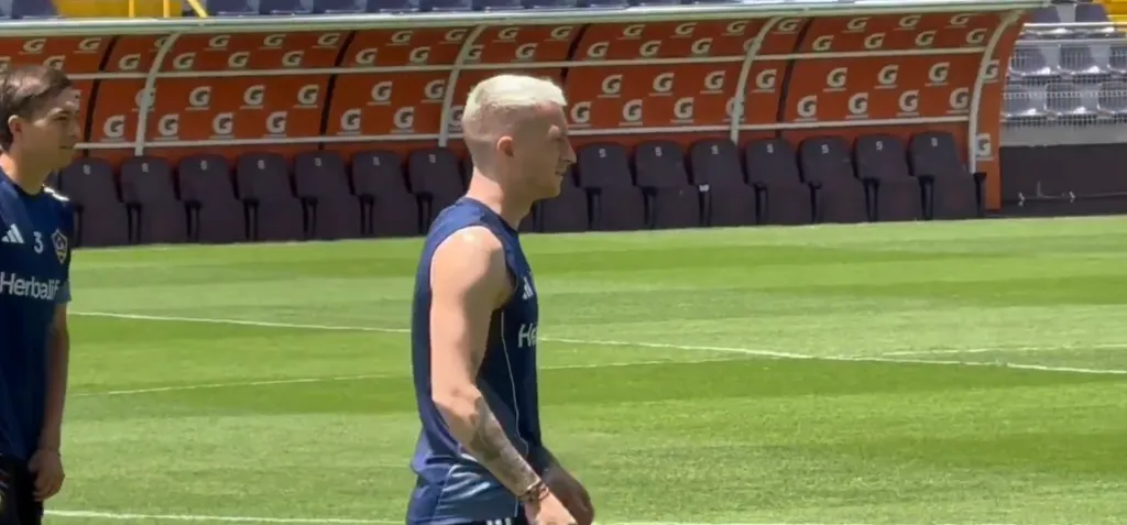 Marco Reus se entrenó en La Cueva (Estefan Monge).