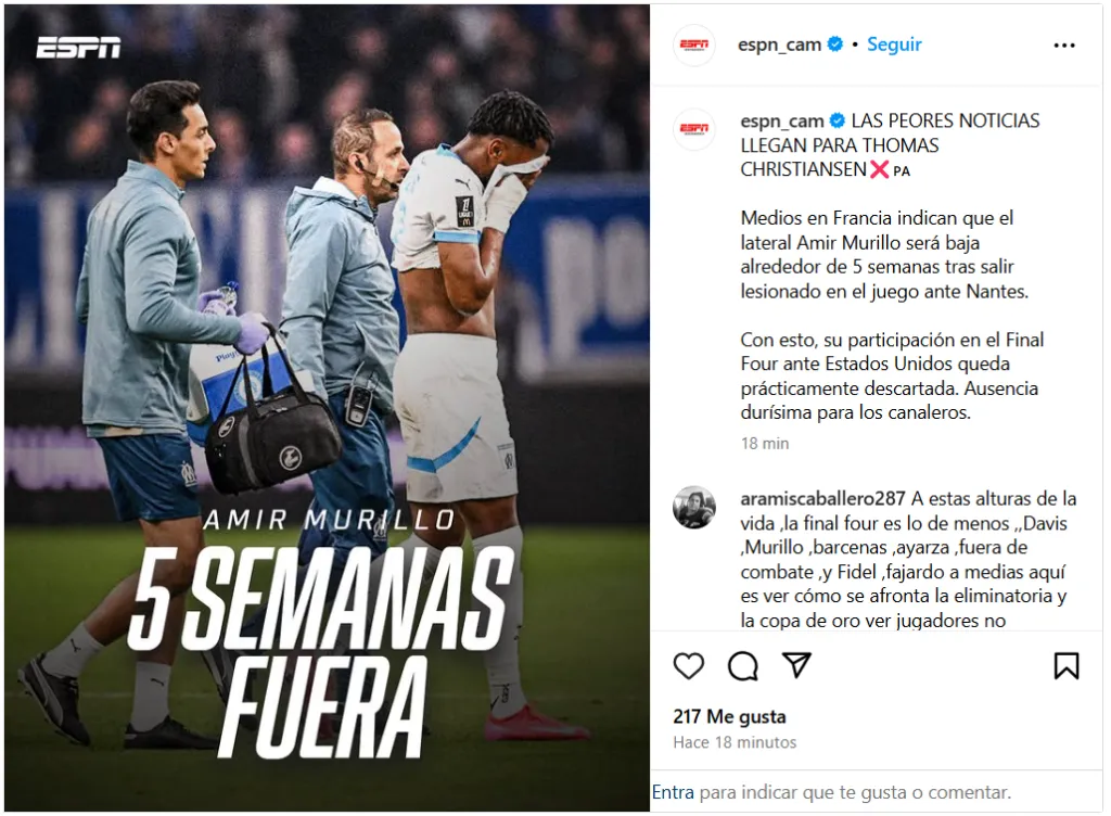 Thomas Chistiansen Panamá Michael Amir Murillo