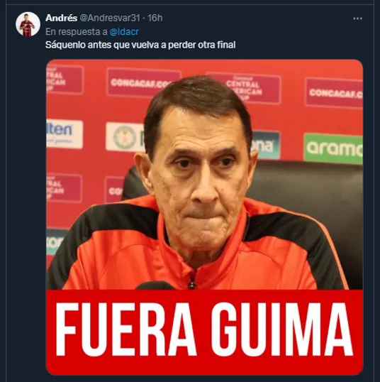 Aficionados de Alajuelense sobre Guimaraes.
