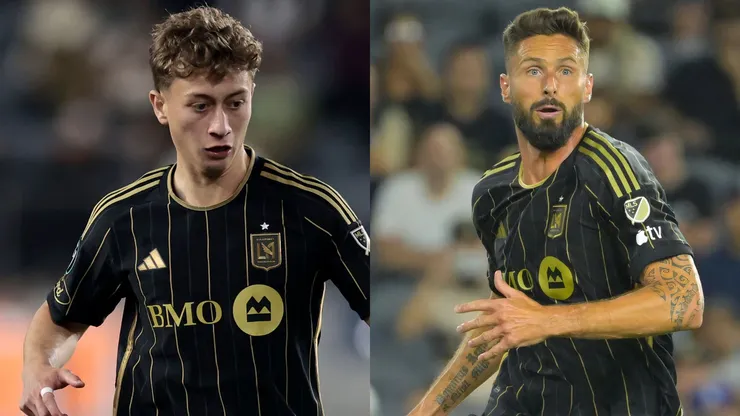 Giroud y Ordaz en LAFC.