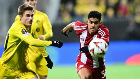 Luis Palma fue nombrado como uno de los mejores en la derrota del Olympiacos.