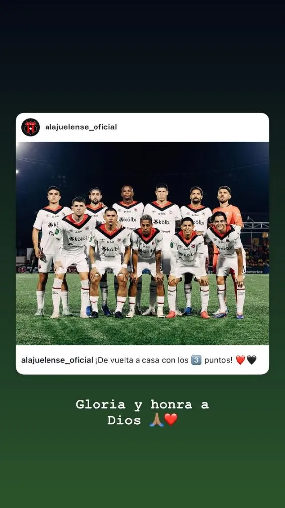 El mensaje de Bran tras el triunfo manudo (Instagram).