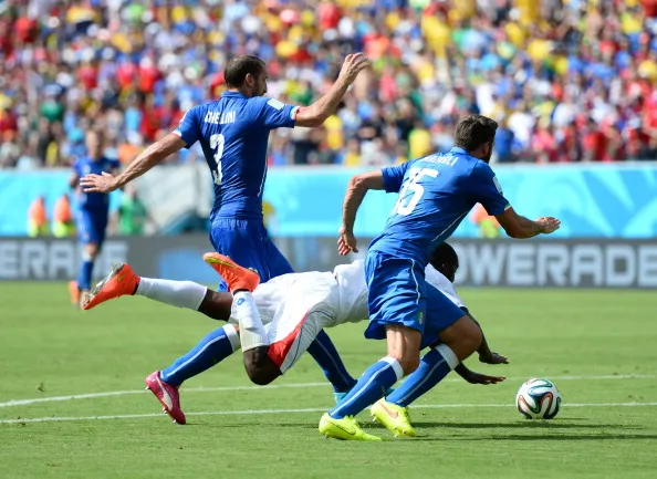 La jugada de la polémica (Getty Images)