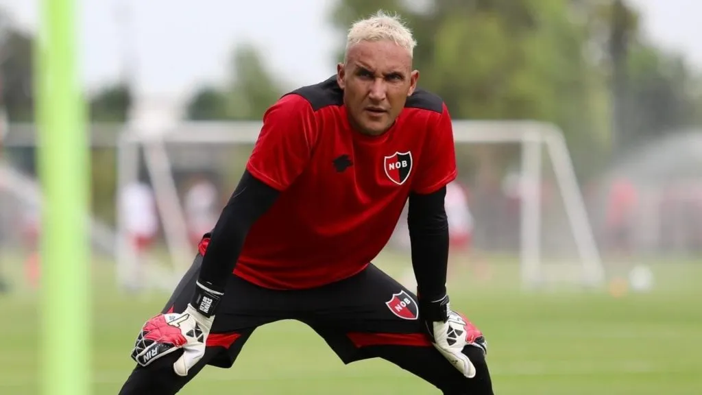 Keylor Navas con Newell’s