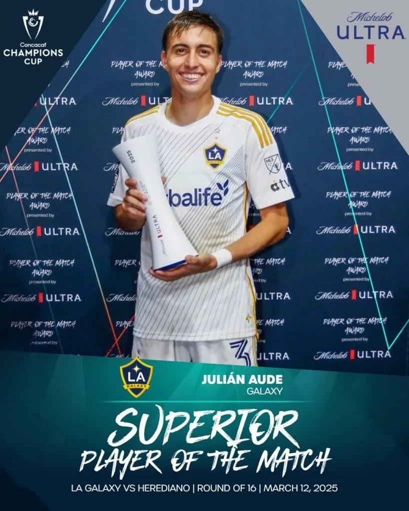 Julián Aude – MVP ante Herediano en Concachampions