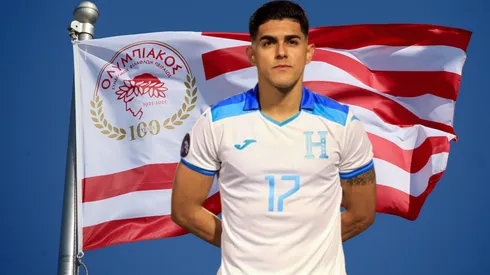 El catracho recibió un mensaje del Olympiacos antes de enfrentar a Bermudas.