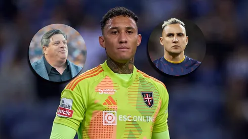 Mientras Keylor se cruza con el Piojo, Patrick responde