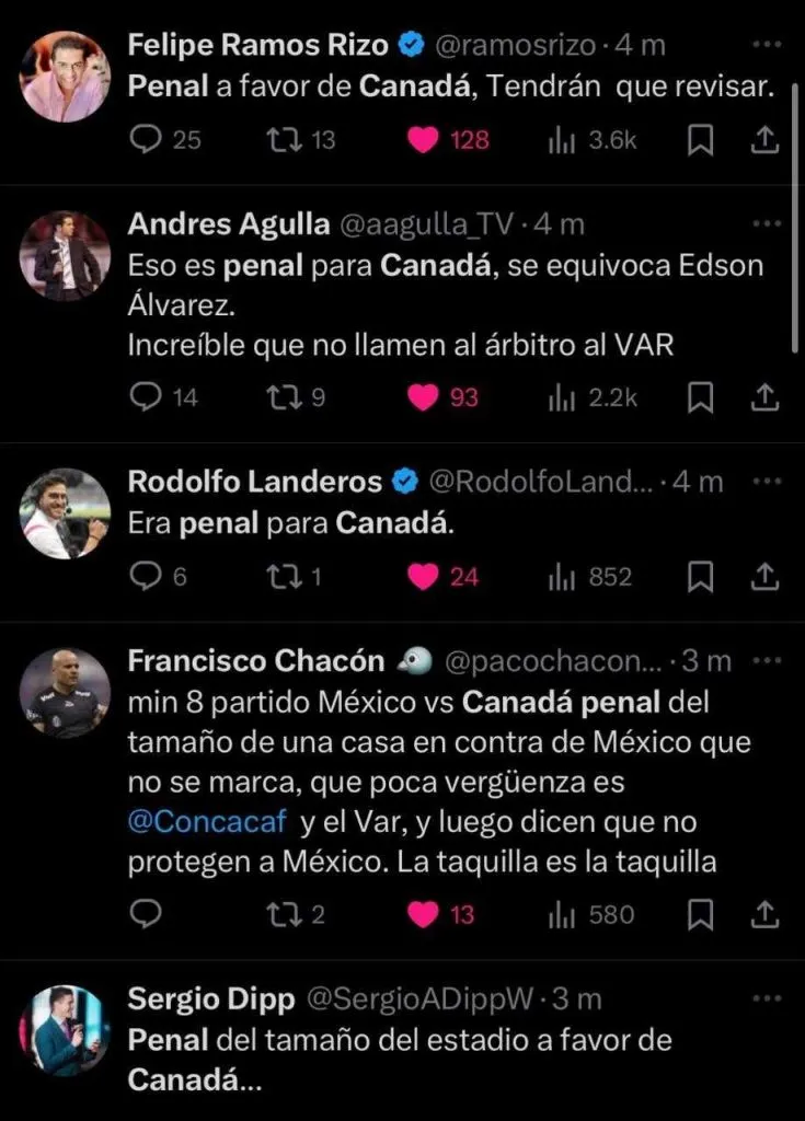 Muchos consideraron que Said Martínez se equivocó en el México vs Canadá.