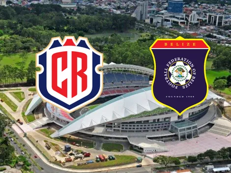 Costa Rica vs. Belice: a qué hora y dónde ver hoy el partido