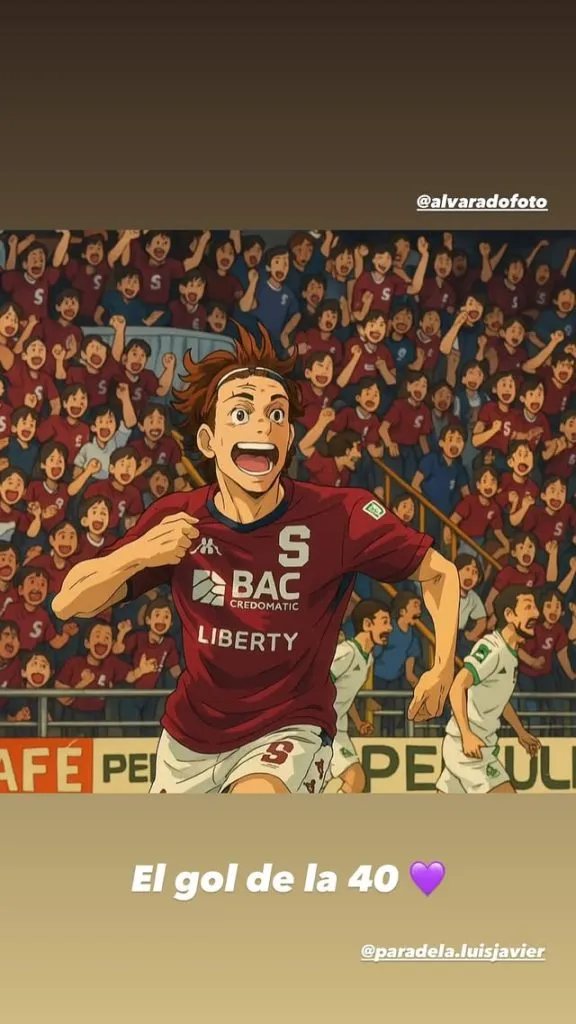 Paradela lleva a Saprissa en el corazón (Saprissa).