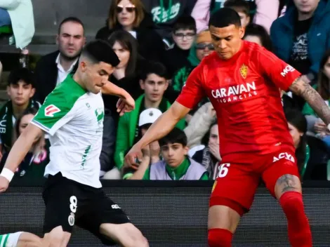 Kervin Arriaga recibe inesperada visita en Real Zaragoza y esta fue su reacción