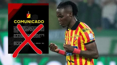 Rubilio Castillo se ha quedado solo en el Deportivo Pereira de la primera división de Colombia.