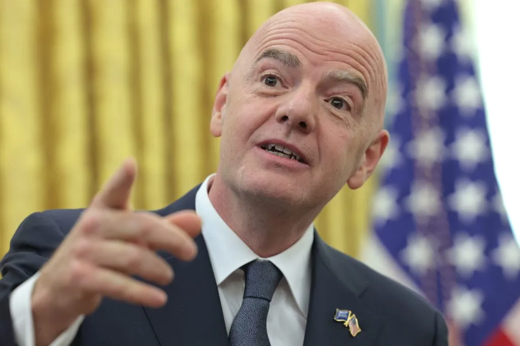 Infantino volvió a hablar sobre el Mundial de Clubes (Getty Images).