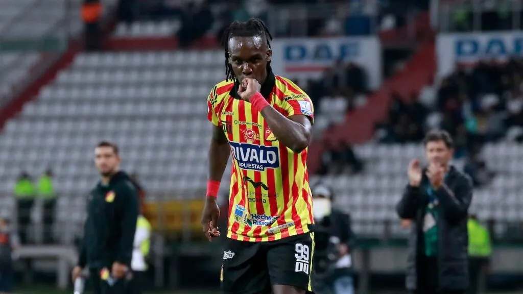 Rubilio Castillo registra un gol en 12 partidos con Deportivo Pereira. (Foto: Deportivo Pereira)