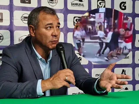 Mauricio Tapia rompe el silencio tras la trifulca de los jugadores de Antigua contra los aficionados de Malacateco