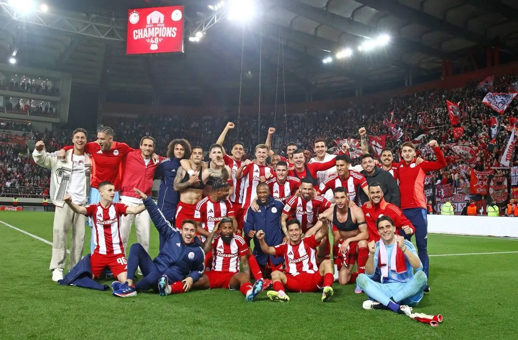 Luis Palma ganó la Superliga de Grecia con Olympiacos.
