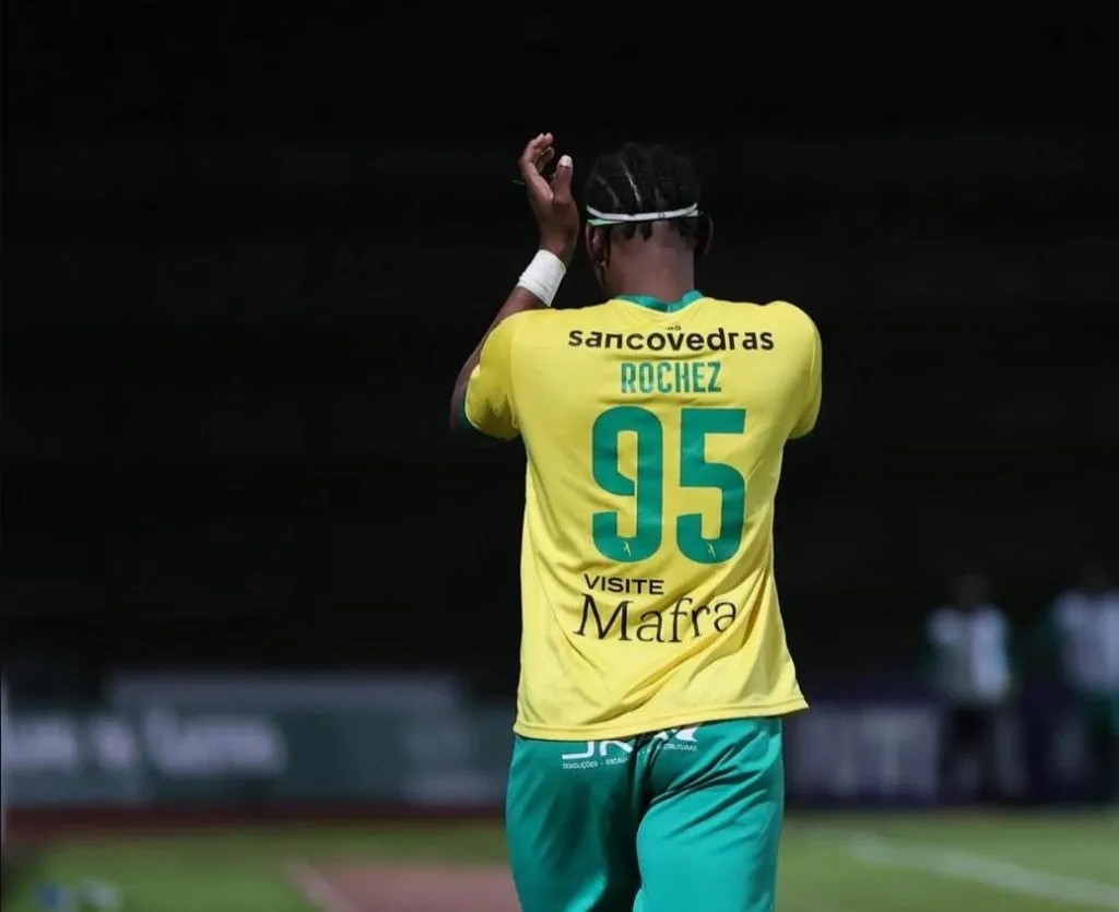 Bryan Róchez anotó su tercer gol con CD Mafra en cuatro partidos.