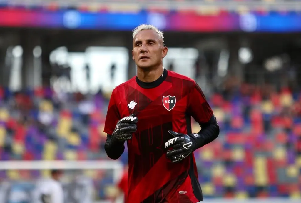 Keylor Navas con Newell’s
