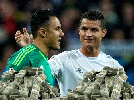 Mientras CR7 acumula una fortuna de 1.92 billones, esto ganó Keylor Navas en toda su carrera