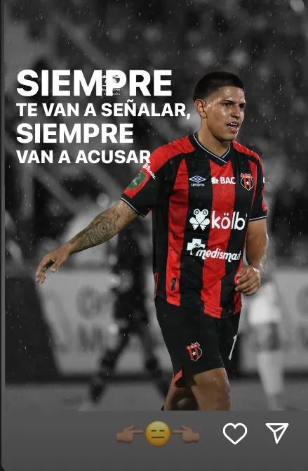 Alejandro Bran no agachó la cabeza (Instagram).