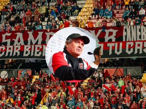 Lo primero que hizo Machillo al ver a la afición de Alajuelense