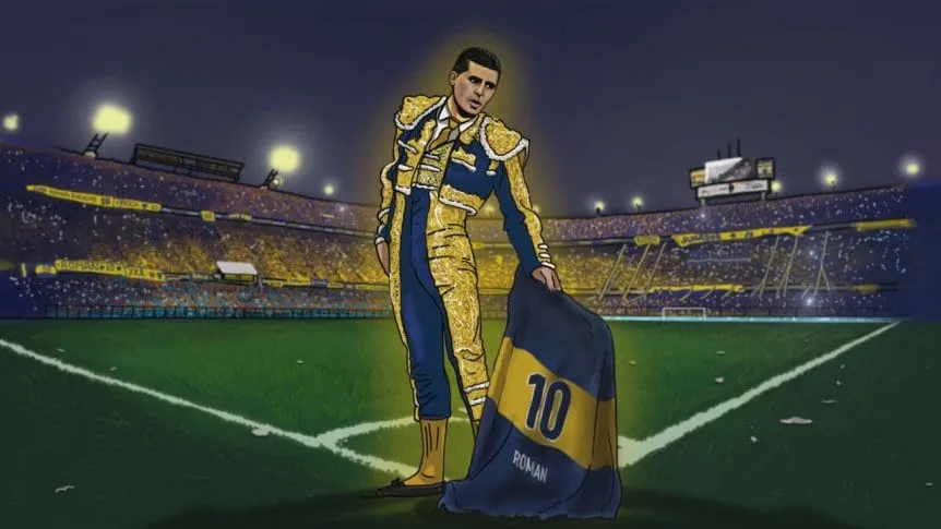 Juan Román Riquelme era conocido en Boca Juniors como “Torero”. Imagen: TyC Sports.