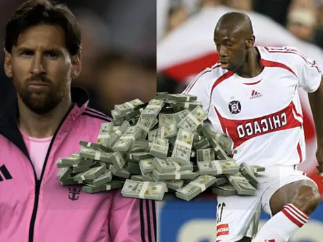 Mientras Messi gana 20 millones en Inter Miami, esto cobraba Wanchope en la MLS