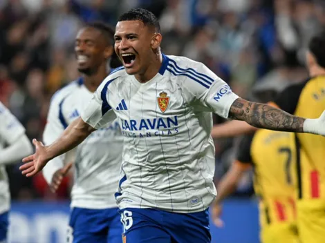 Kervin Arriaga hace historia en Zaragoza: anotó su primer gol e igualó este récord