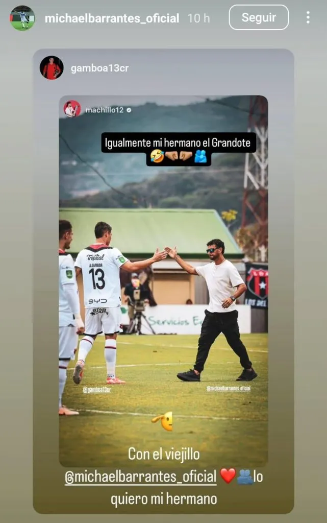 La historia de Michael Barrantes (Instagram).