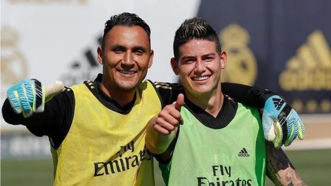 Keylor Navas y James Rodriguez fueron campeones en Real Madrid. (Real Madrid)