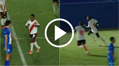 Estevis López brilla en River: el gol de la joya de Panamá que pocos vieron y la asistencia ante un grande de Brasil.