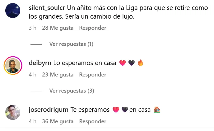 Los cibernautas manudos piden el regreso de Jonathan McDonald a Alajuela (Instagram).