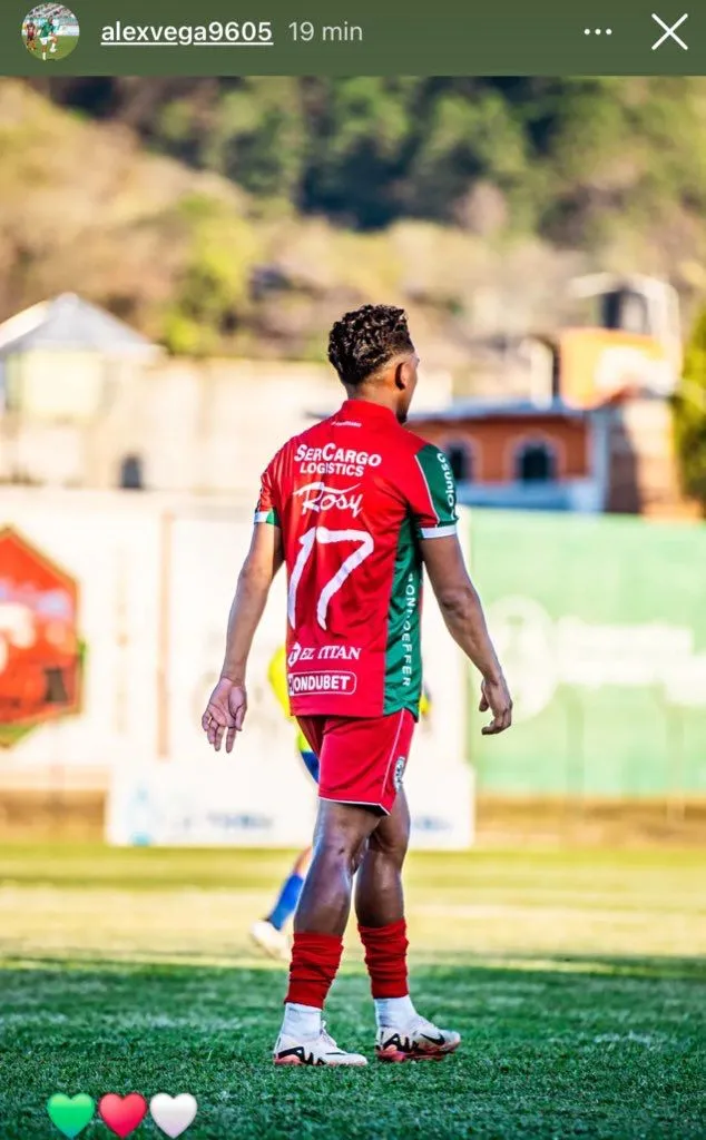 Alexy Vega se encargó de disipar todo el humo alrededor de su figura.