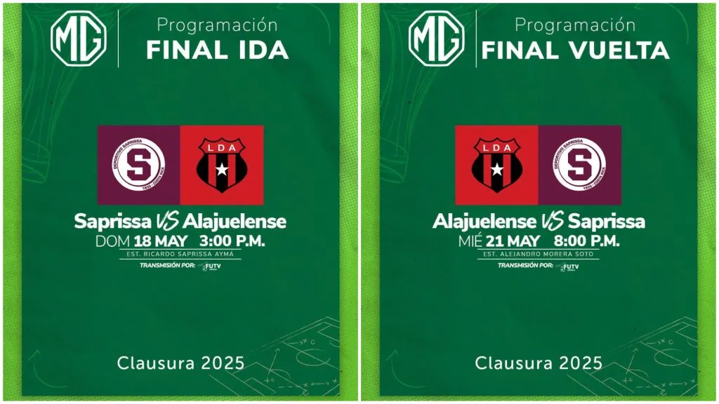 Así se disputará la final del Clausura 2025.