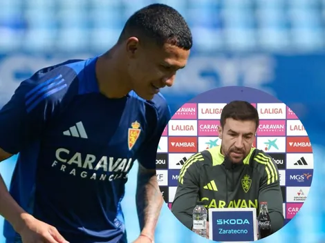 Gabi Fernández toma decisión definitiva con Kervin Arriaga en el Real Zaragoza