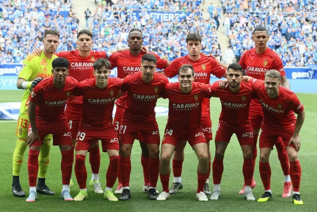 Kervin Arriaga fue titular con Zaragoza pero no pudieron sentenciar su permanencia.