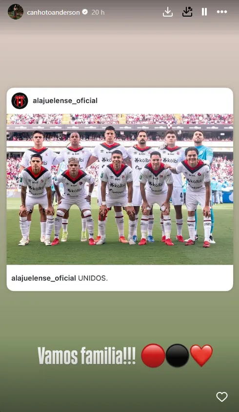 Más tarde, el brasileño cambió y puso esto. (Instagram)