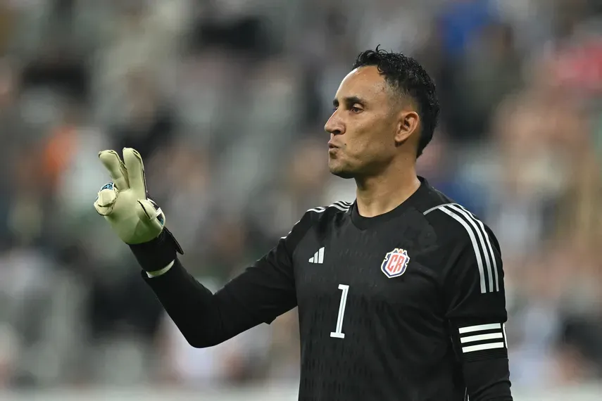 Keylor Navas con la Selección de Costa Rica