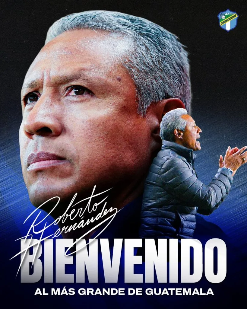 La imagen que publicó Comunicaciones para presentar a Hernández.