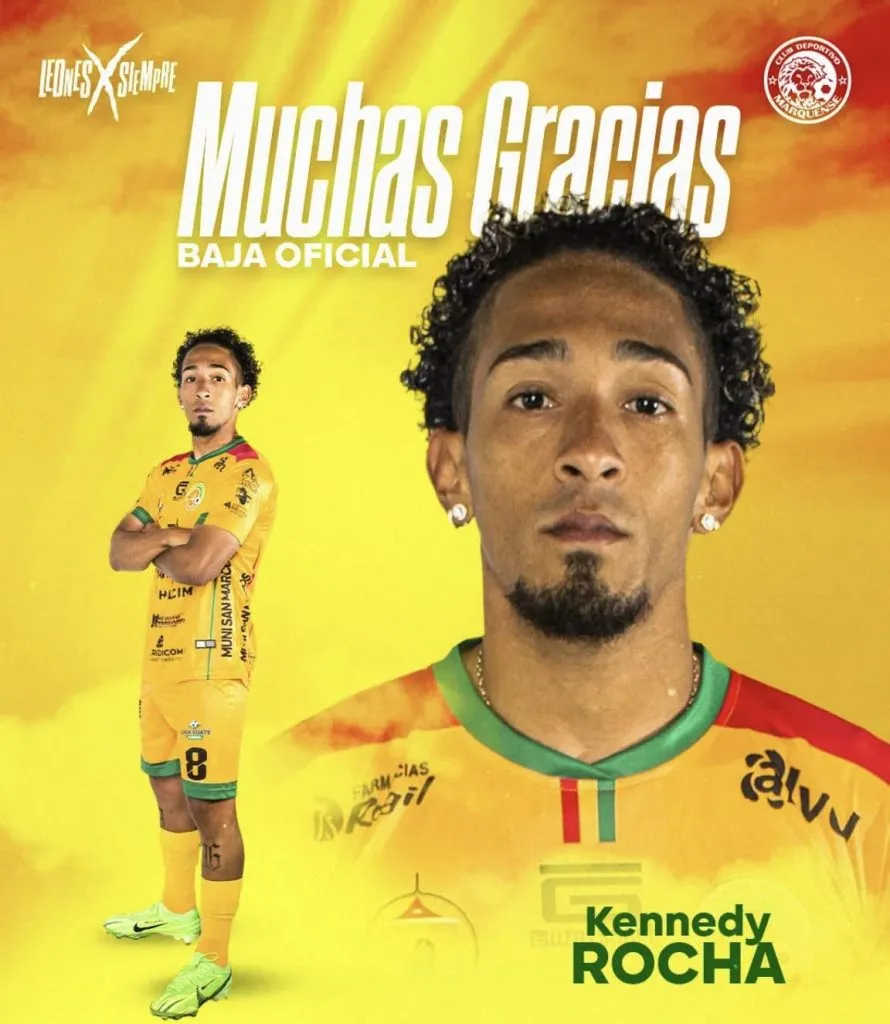 La despedida de Marquense a Kennedy Rocha.